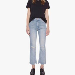 Mother The Hustler Ankle Chew distressed Jeans Women’s Size 27 H66